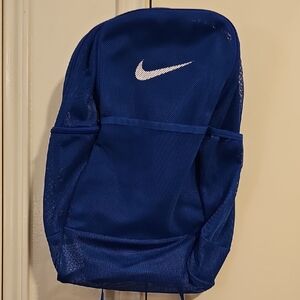 Nike Royal Blue Backpack with White Logo